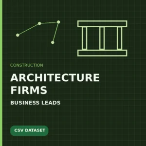 Architecture firm business leads dataset cover