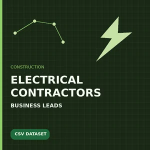 Home Electrical contractor business leads dataset cover