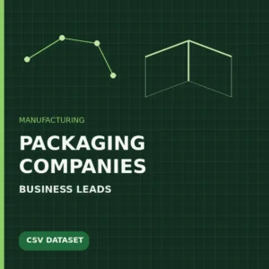 Packaging company business leads dataset cover